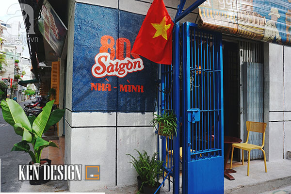 thiết kế quán cafe bình dân đơn giản